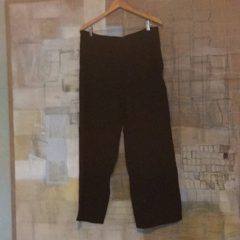 Vintage Max Studio Black Wool Wide Leg Pants